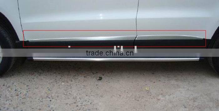 Side body trim auto accessories Car Side door Chome strip Cover for VW Tiguan