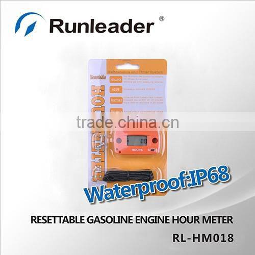 100% Waterproof Digital Hour Meter Used For Motorcycle,Motocross,ATV,Dirt Bike,Snowmobile,Generator,Marine,Ski