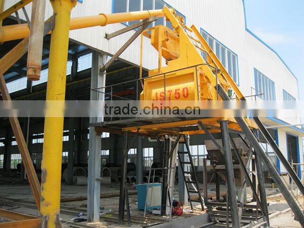 Made In China HZS35 Concrete Mixing Plant ISO9001 Approved