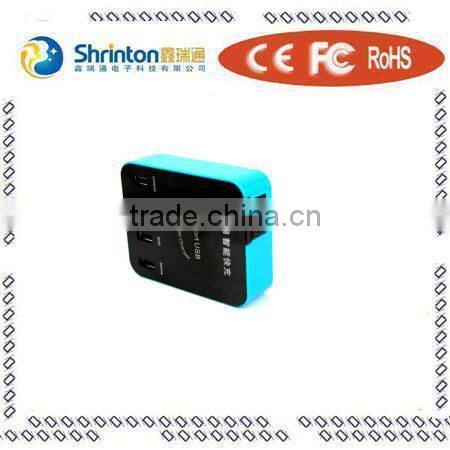 newest for 2015 5V 5A usb with Logo light adapter for android tablet home adapter