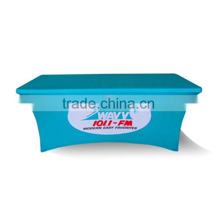 Customizable Fireproof 100% Polyester High Standard Table Cover Tablecloth