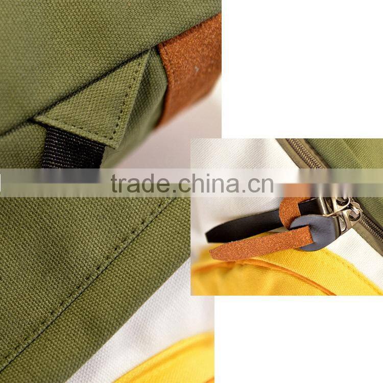 Vintage Korean Style Canvas School Shoulder Backpack Bag