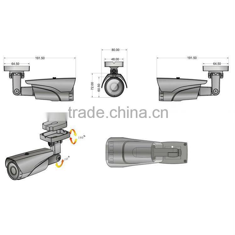 2 megapixel waterproof IR IP camera