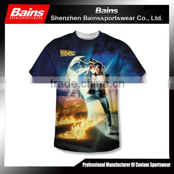 100% polyester sublimation t-shirt wholesale