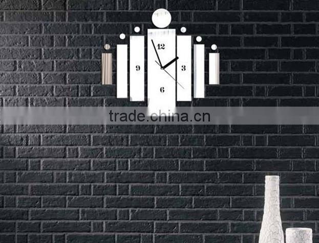 Alforever DIY Art Mirror Wall Clock