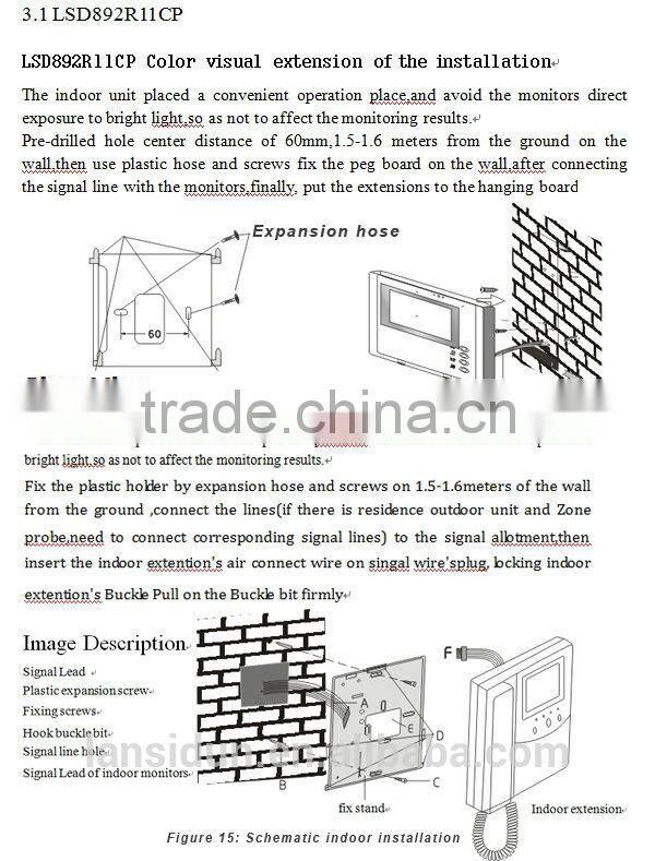 touch screen video intercom door phone