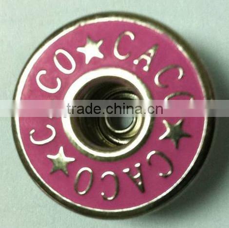 Brass Material Jeans Button For Jeans cothes -- J1546