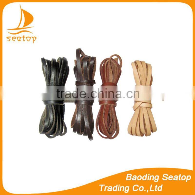 flat leather cord wholesale