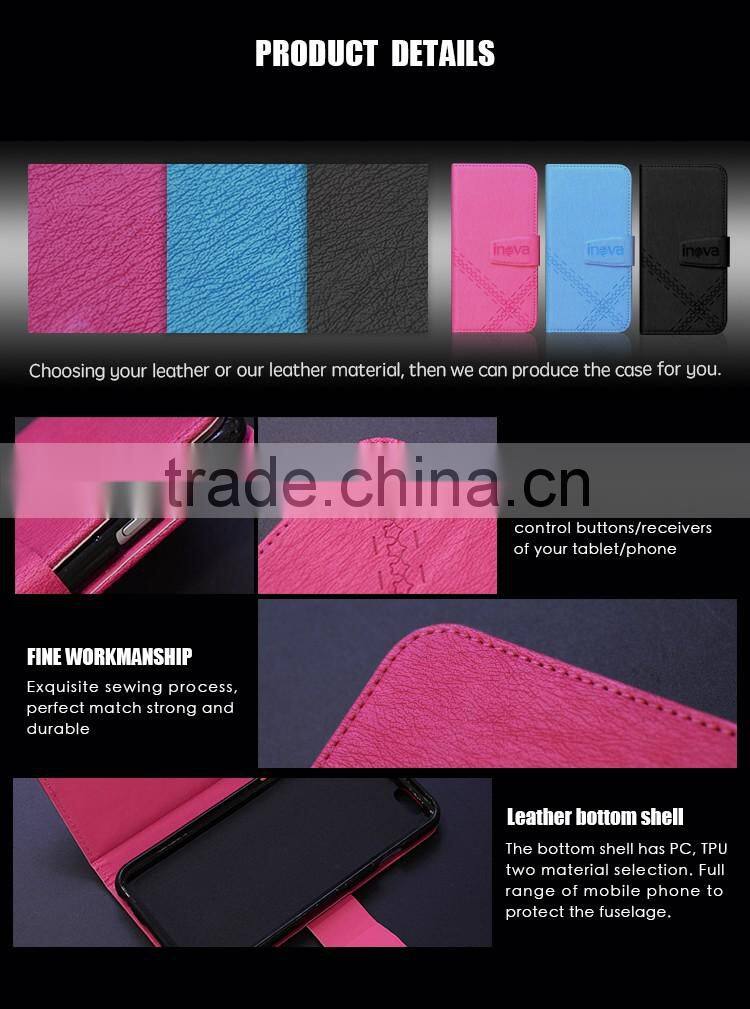 Traditional western style flip leather phone case cover for vivo y15