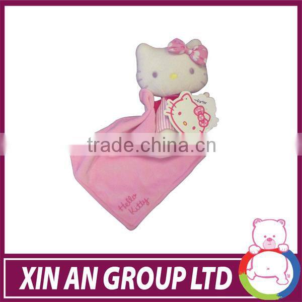 AD58/ASTM/ICTI/SEDEX soft minion top level selling plush baby stuffed animal baby blanket comforter