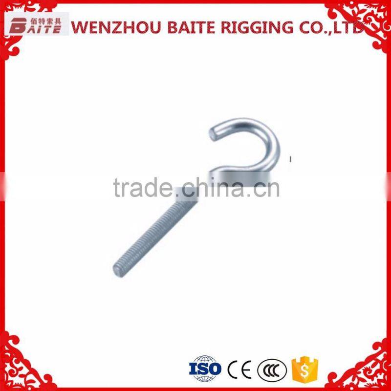 High Quality Cup Hook With Thread/ Zinc Plated Cup Hook With Thread