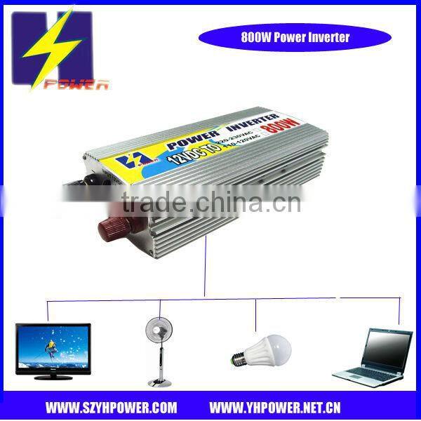 800W 12V inverter for solar system and home 12v to 220v/110v