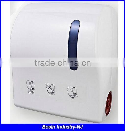 new design plastic jumbo roll auto cut toilet paper dispenser