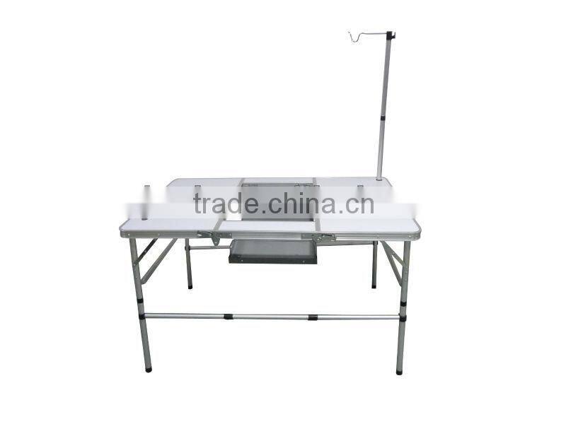 aluminum bbq stainless steel table