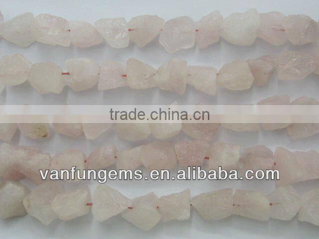 natural rough stone rose quartz