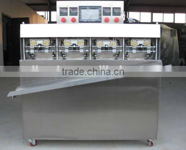 Semi automatic 8 heads Japanese Tofu Bag Filling and Sealing Machine