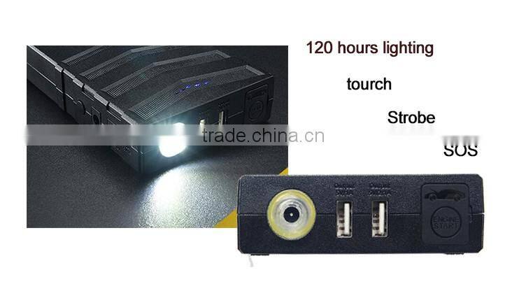 SUNPOW battery booster pack 18,000mAh portable 12V gasoline and diesel car battery charger jump starter