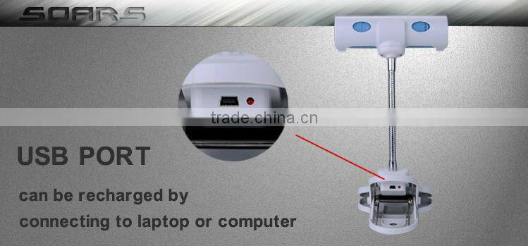 NS908 Popular rechargeable led desk lamp with AAA battery