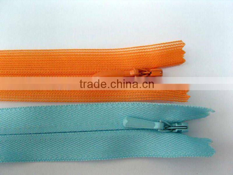 YKK nylon invisible zipper