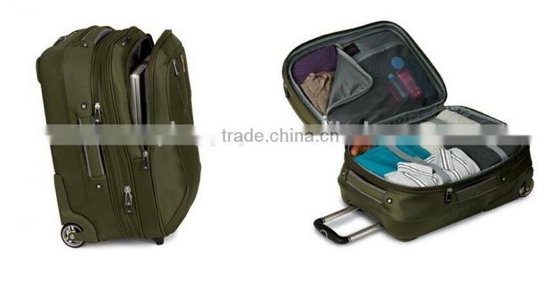 stock high quality 2pcs trolley luggage set trolley travel bag super-dobby nylon