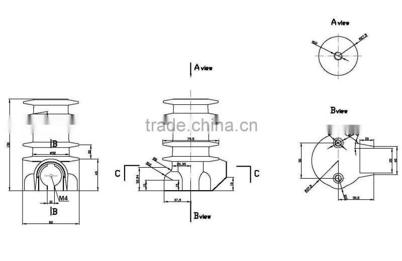 Manufacture High Voltage Epoxy Post Insulator