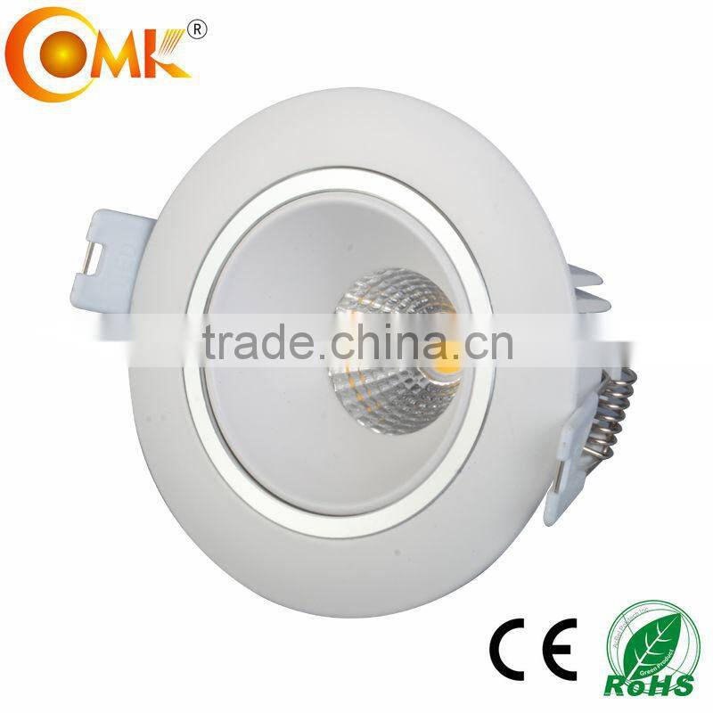 Zhongshan Guzhen 10W white round cob led downlight recessed lights housing