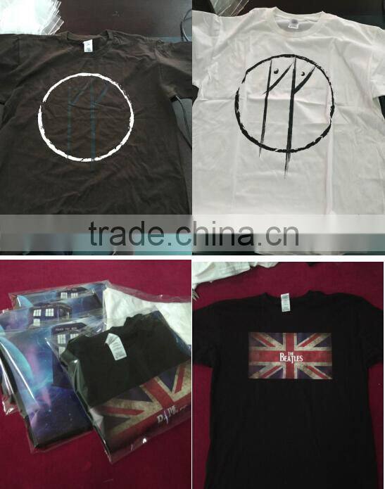 2015 custom 100%cotton T-shirt high quality