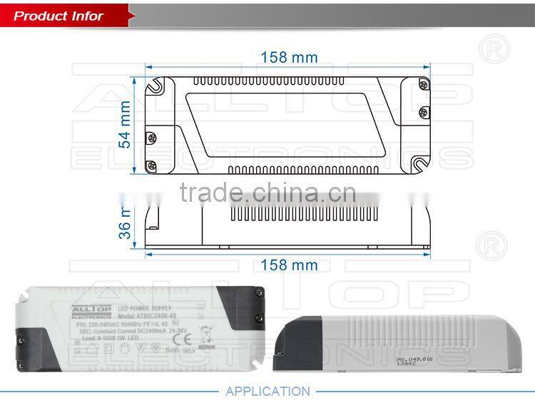High efficiency constant voltage 5A led driver 60w