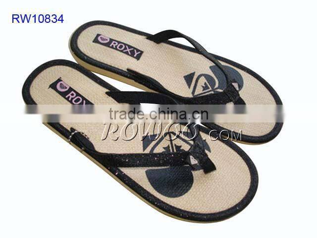 Lady Straw Bamboo Slipper