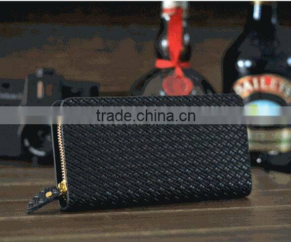 2013Promotion hotsell Zipper leather designer wallet for men