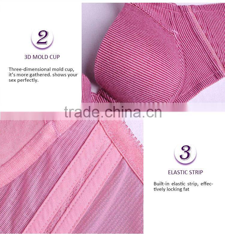 Hot Selling beauty Sweet Girl 3/4 Cup Hot Sex Women'S Sport Bra