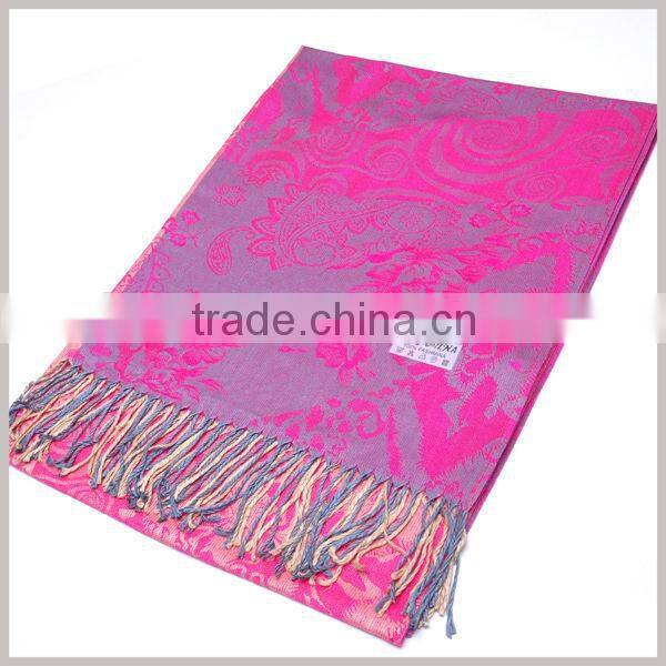 jacquard floral winter scarf 2013