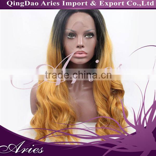 Full density full lace wig synthetic lace wig distributor