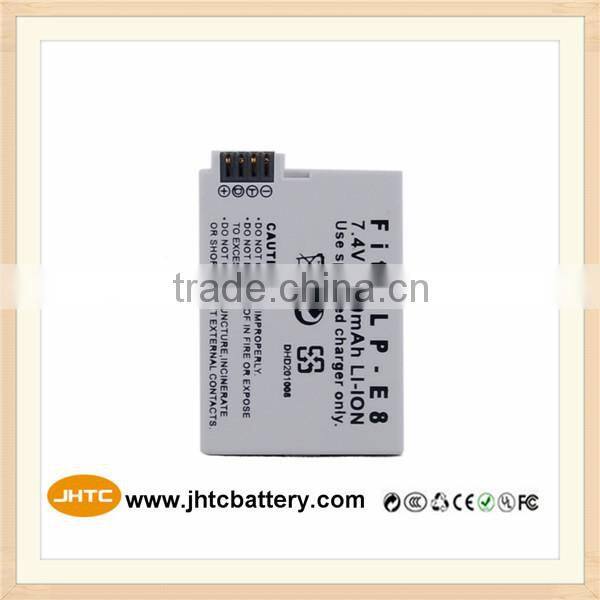 LP-E8 1500mAh battery for Canon EOS 550D 600D Kiss X5 X6i T4i T2i