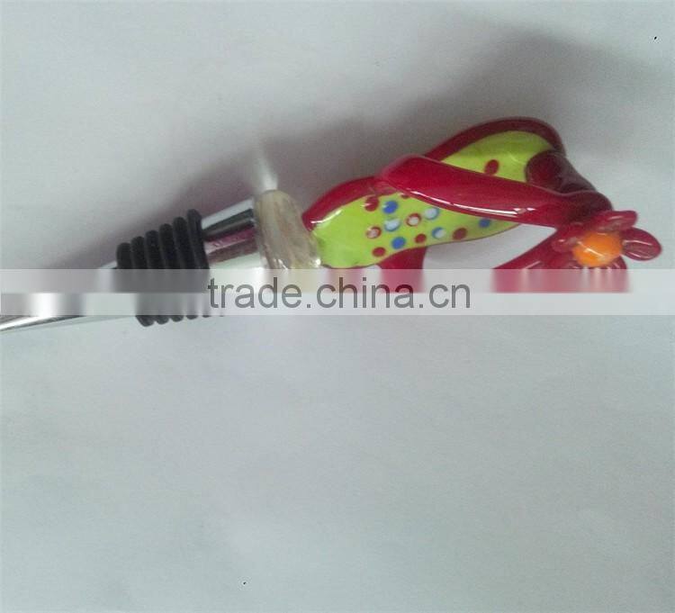 Popular flip flop shape Bottle Wine Stopper