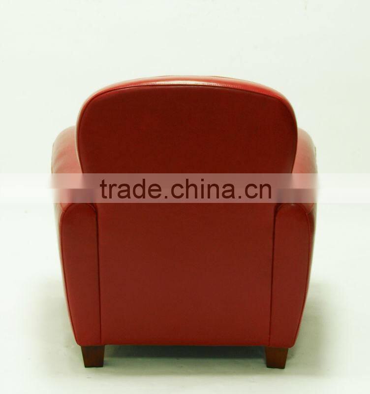 Home furniture use single seat leather sofa chair/leather armchair(KS-7026)