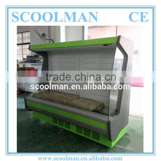 2.5 Meter Open Upright Refrigerated Display Cooler