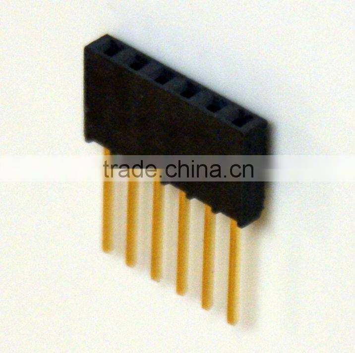 pcb straight 7-pin female pin idc socket connector2.54mm