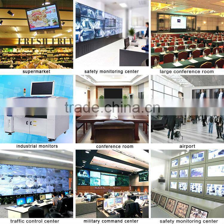 FlintStone 15" 19" 22" 32" 42" touch screen super tft lcd bus roof mounted 1366*768 led monitor with VGA DP H-D-M-I DVI AV input