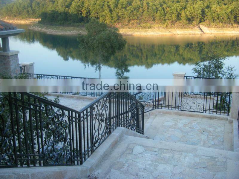 Top-selling welded cast iron handrail for stairs