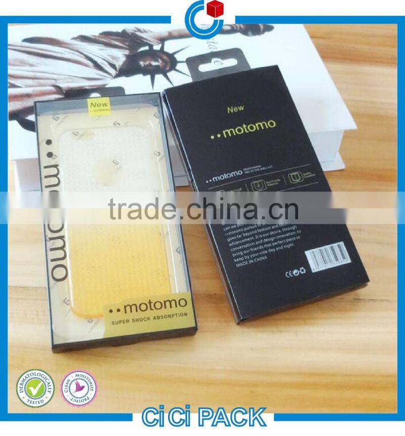 Empty Retail Package Plastic Box Packaging For iPhone Samsung Galaxy Mobile Phone Leather Case