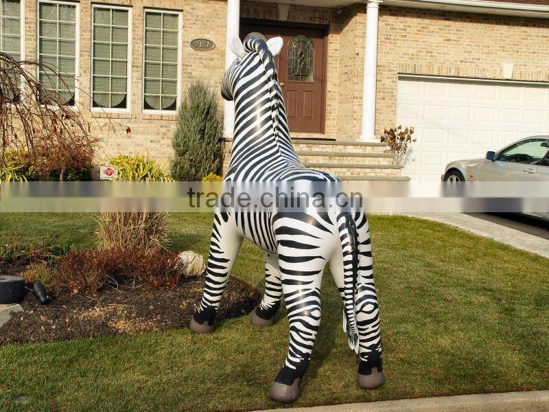 Inflatable huge zebra