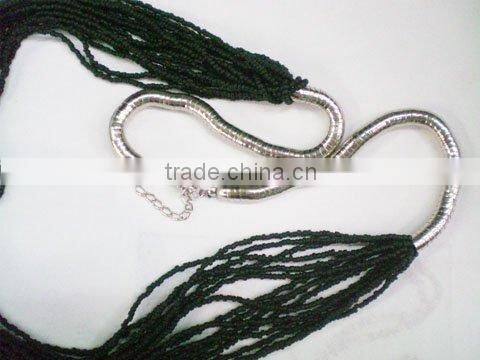 jewelry, glass mini beads handmade beads necklace