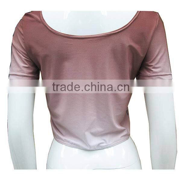 custom sublimation sports crop top,sports tank top for women