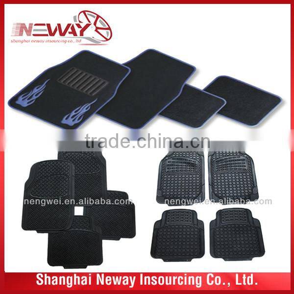 Best quality car floor mats in rubber and pvc