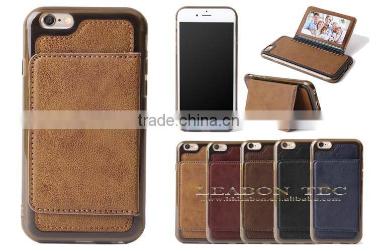 manufacturing high quality leather cell phone case for iphone 6s