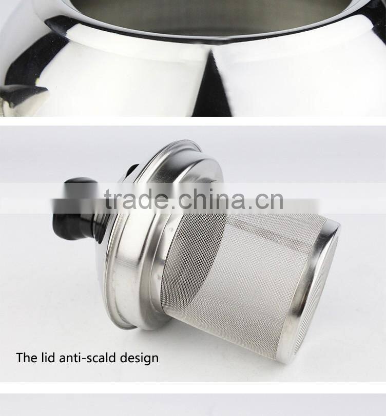 Premium Pour Over Coffee & Tea Stainless Steel Drip Pot with PP resist heat handle for Barista or Home Brewing