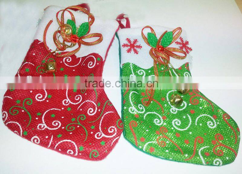 christmas socks with bells