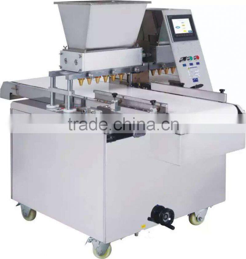 Wire cut cookies depositing machine