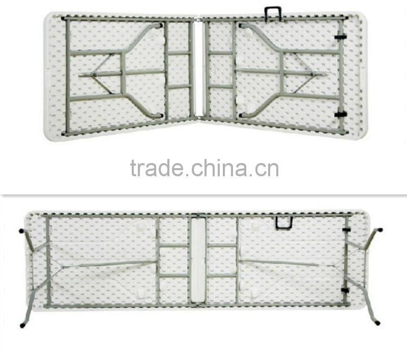 8FT Plastic Folding in half Wedding Table